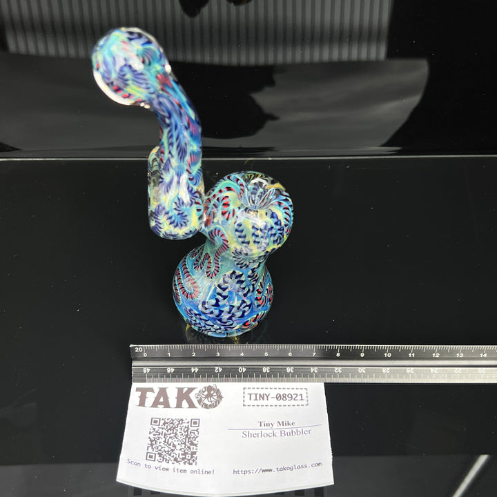 Sherlock Bubbler Glass Pipe Tiny Mike