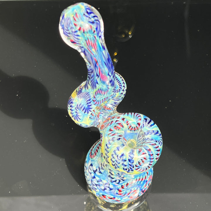 Sherlock Bubbler Glass Pipe Tiny Mike