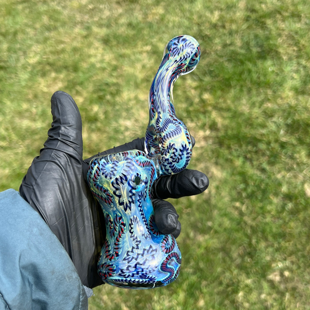 Sherlock Bubbler Glass Pipe Tiny Mike