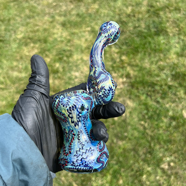 Sherlock Bubbler Glass Pipe Tiny Mike