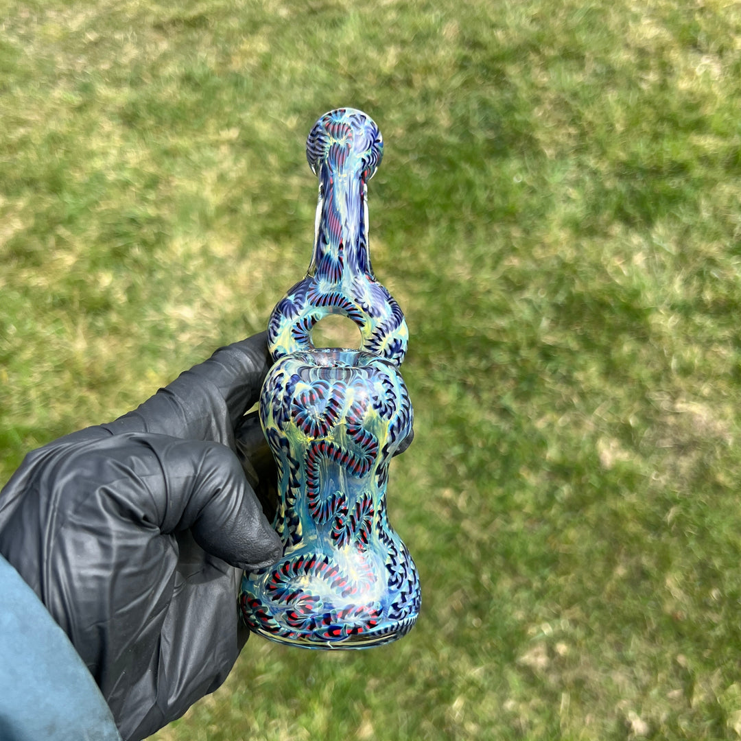 Sherlock Bubbler Glass Pipe Tiny Mike