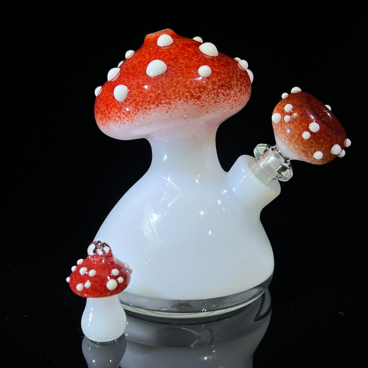 Toadstool Mini Rig Glass Pipe Fiona Phoenix Fire   