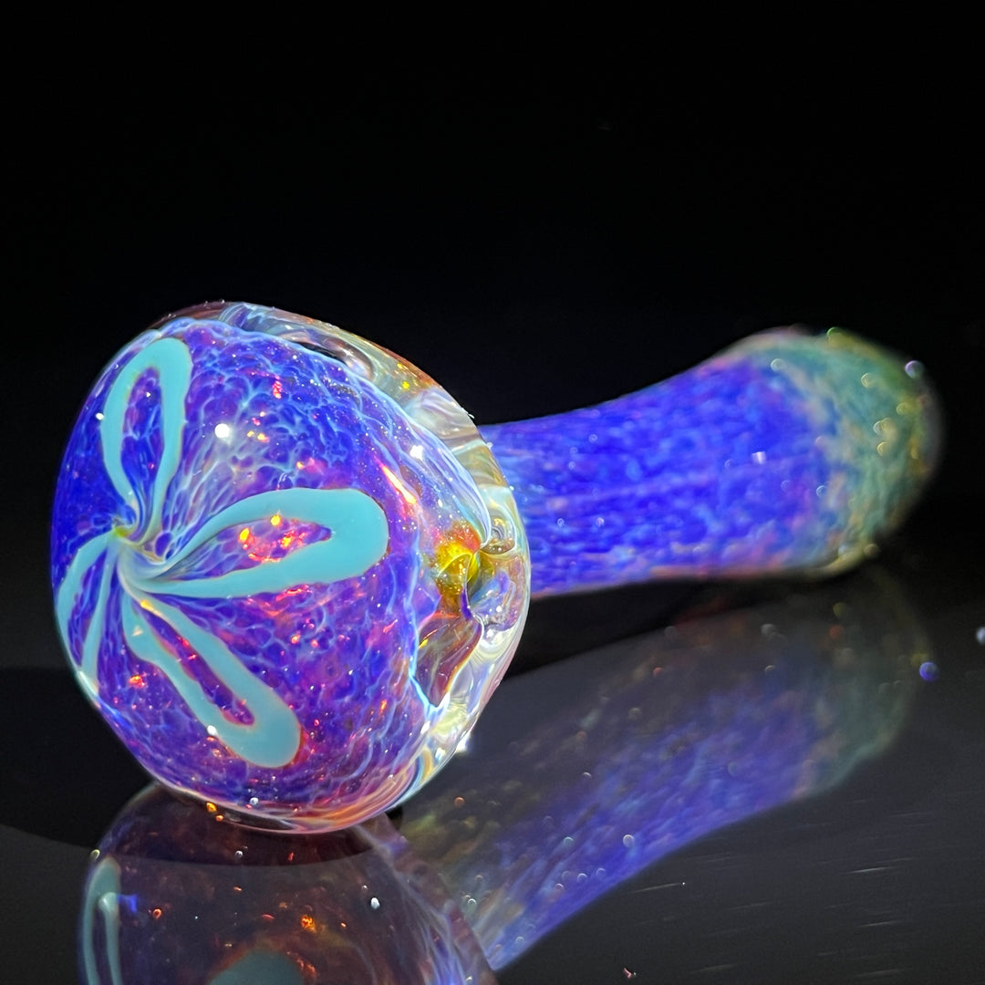 Purple Magic Flower Pipe Glass Pipe Beezy Glass   