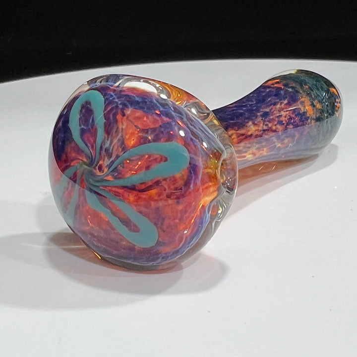 Purple Magic Flower Pipe Glass Pipe Beezy Glass   