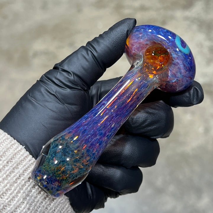 Purple Magic Flower Pipe Glass Pipe Beezy Glass   