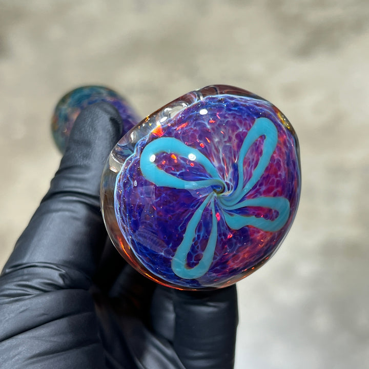 Purple Magic Flower Pipe Glass Pipe Beezy Glass   