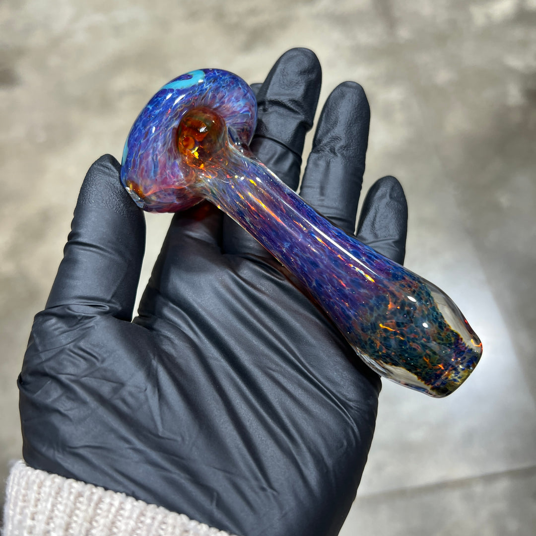 Purple Magic Flower Pipe Glass Pipe Beezy Glass   