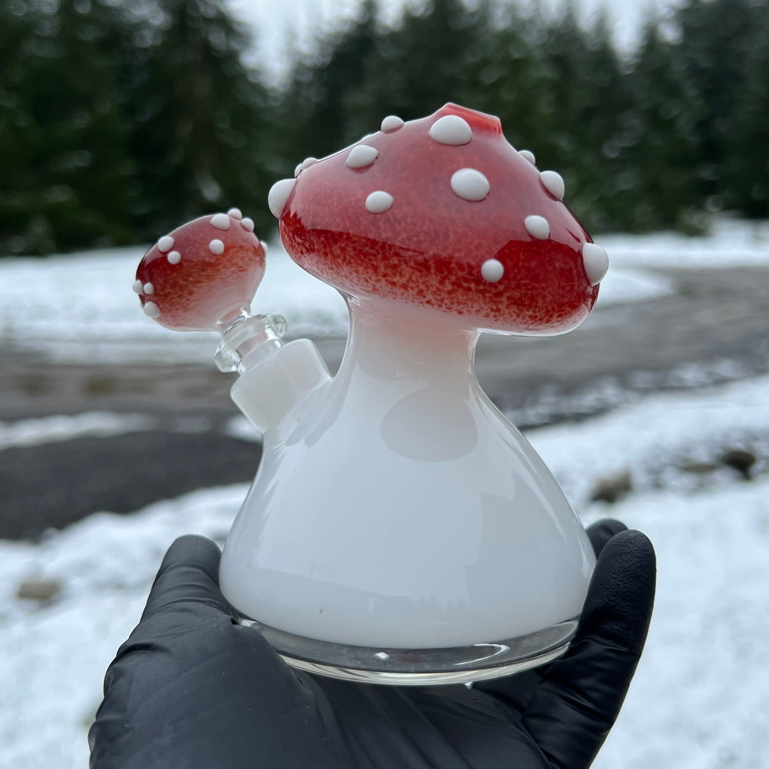 Toadstool Mini Rig Glass Pipe Fiona Phoenix Fire   