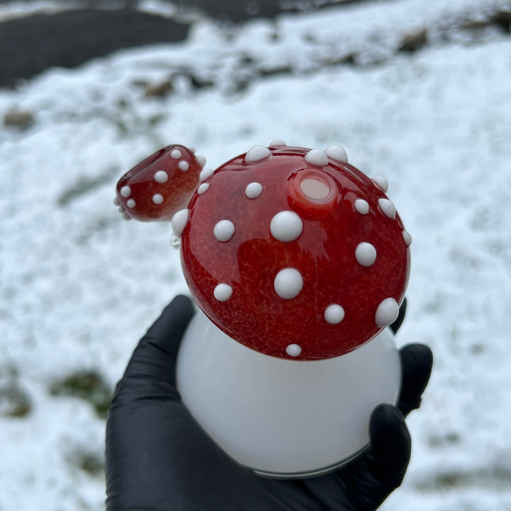 Toadstool Mini Rig Glass Pipe Fiona Phoenix Fire   