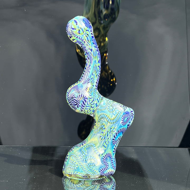 Sherlock Bubbler Glass Pipe Tiny Mike