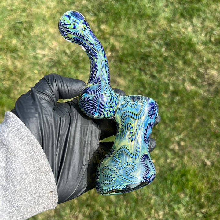 Sherlock Bubbler Glass Pipe Tiny Mike