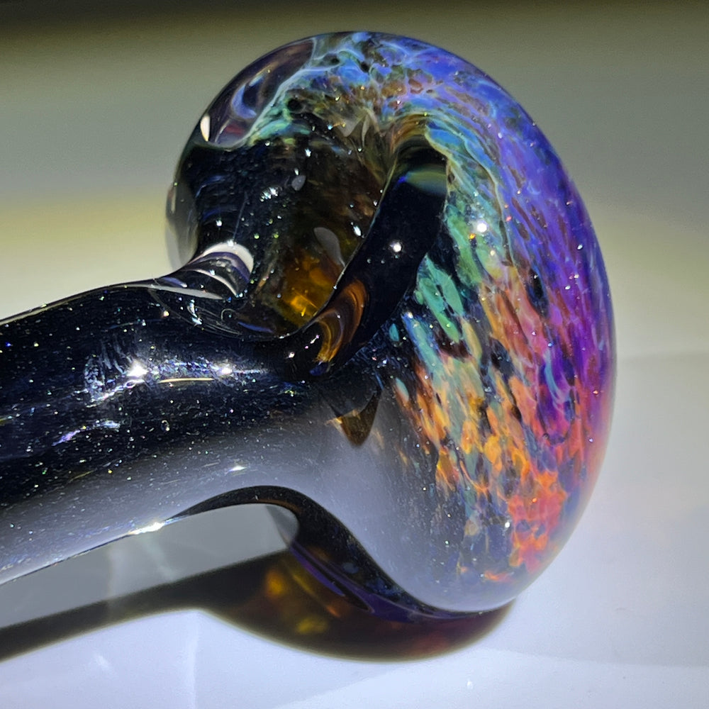 Blue Sea Sparkle Pipe Glass Pipe Beezy Glass   