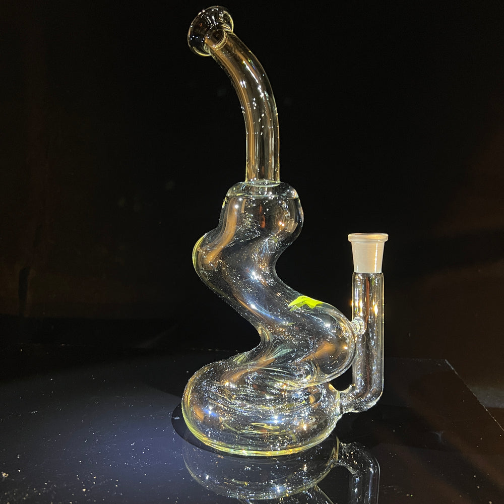 Solid Glass 11" Zong Bubbler Glass Pipe Solid Glass   