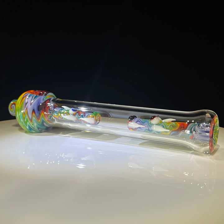 Wig Wag Double Dragon Glass Pipe Gus Glass   