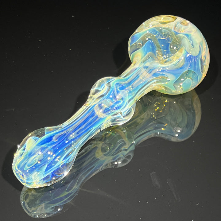 Large Ghost Flame Maria Pipe Glass Pipe Tiny Mike