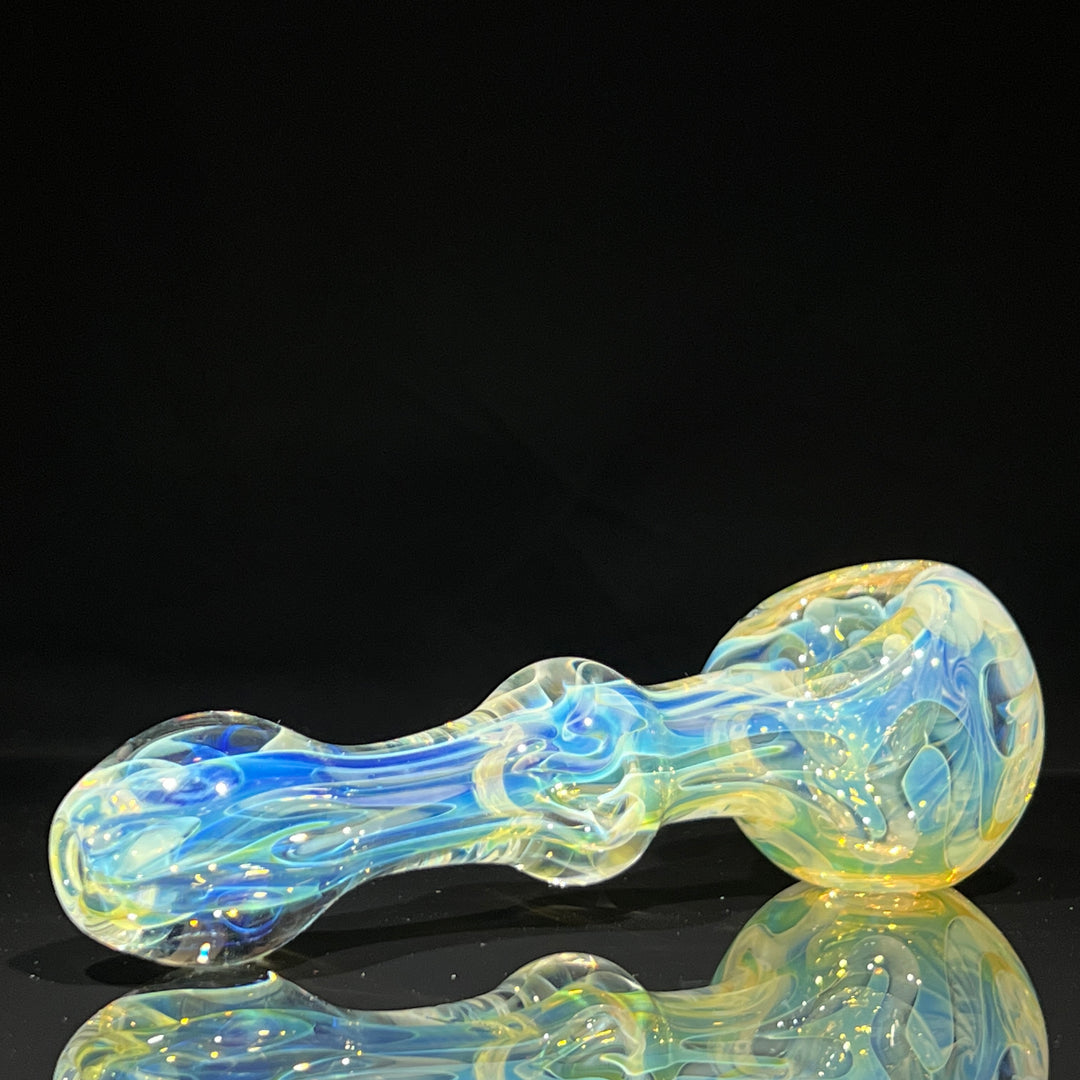Large Ghost Flame Maria Pipe Glass Pipe Tiny Mike