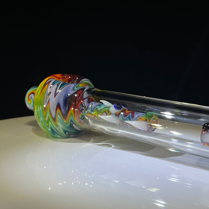 Wig Wag Double Dragon Glass Pipe Gus Glass   