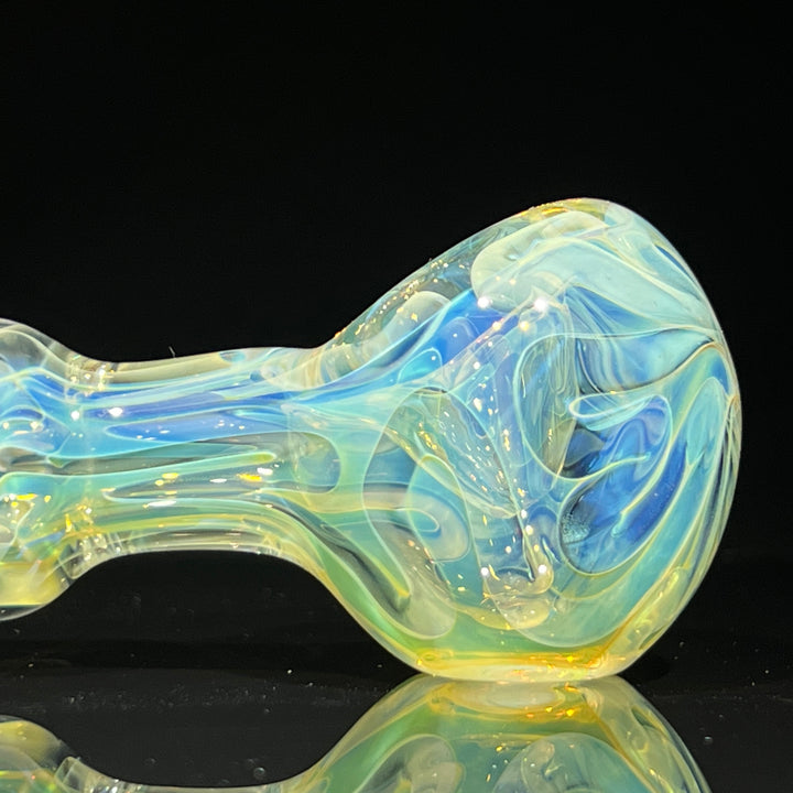 Large Ghost Flame Maria Pipe Glass Pipe Tiny Mike