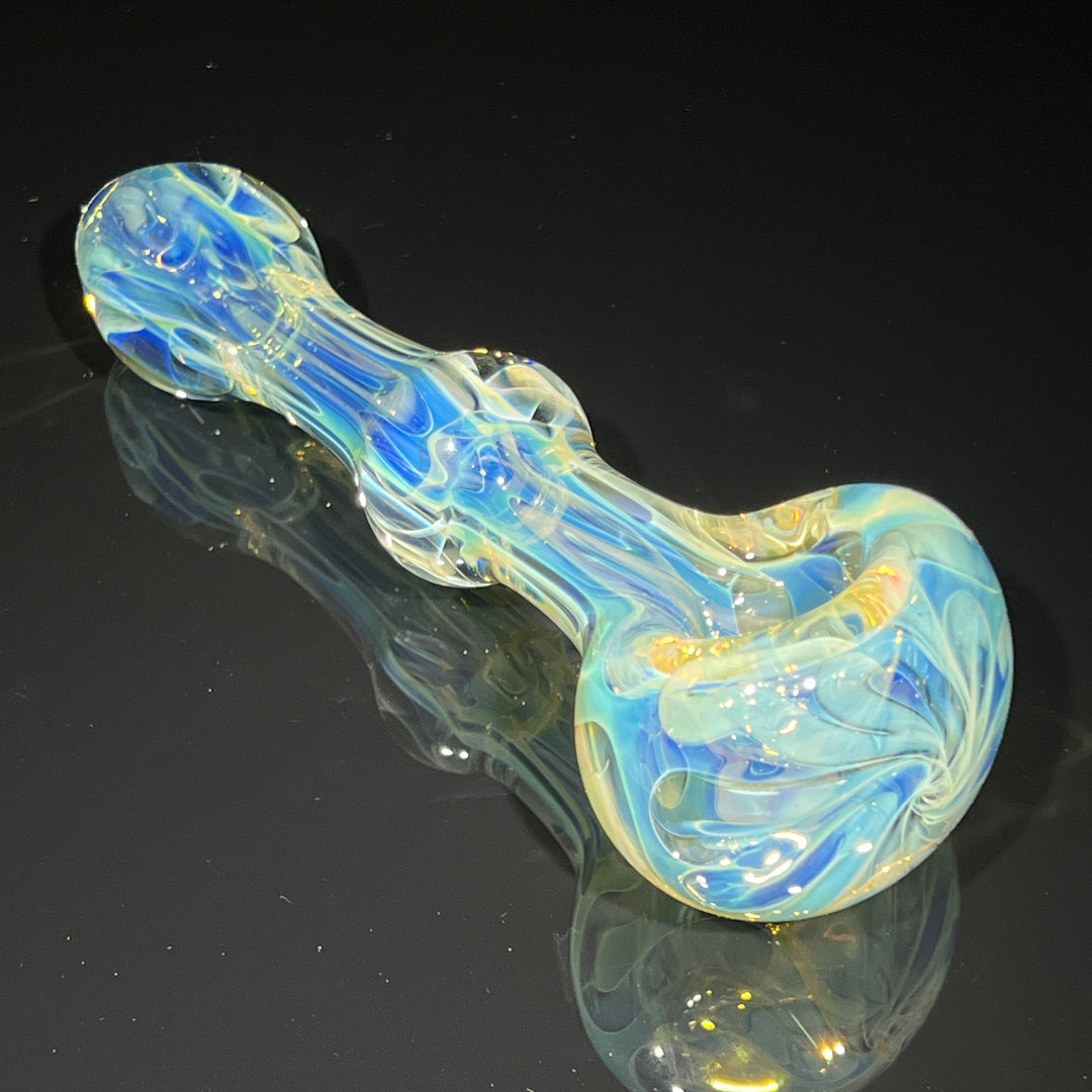 Large Ghost Flame Maria Pipe Glass Pipe Tiny Mike