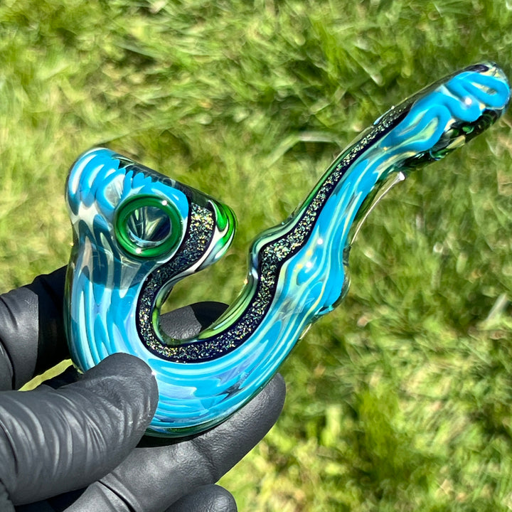 Inside Out Dichro Glass Sherlock 7 Glass Pipe Jeff Cooper   