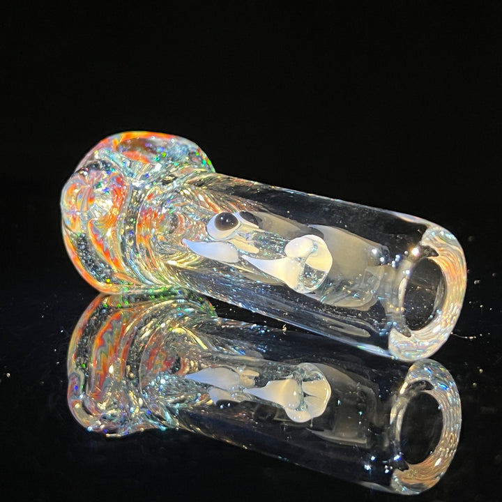 Wig Wag Mini Crushed Opal Dragon Glass Pipe Gus Glass   