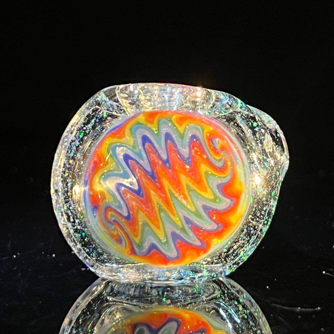 Wig Wag Mini Crushed Opal Dragon Glass Pipe Gus Glass   