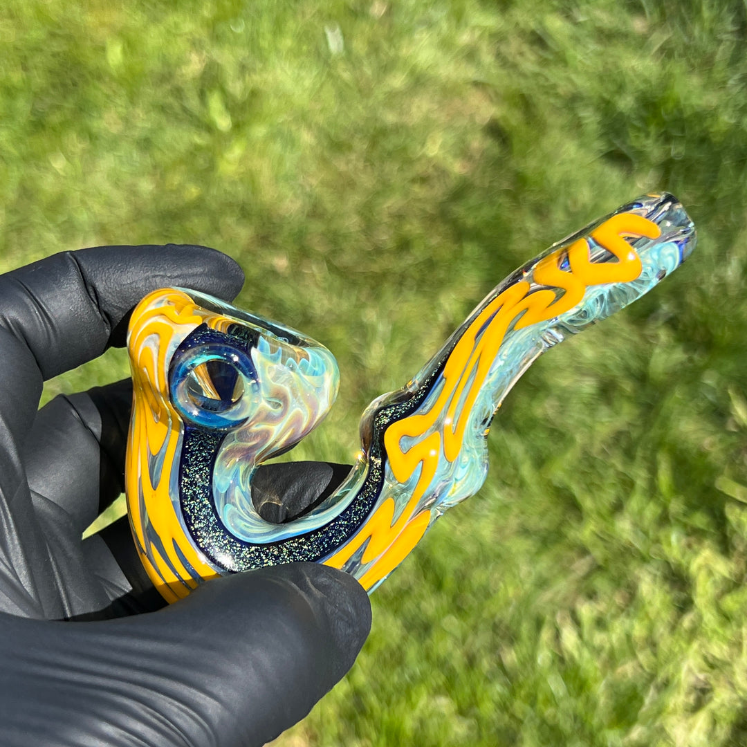 Inside Out Dichro Glass Sherlock 9 Glass Pipe Jeff Cooper   