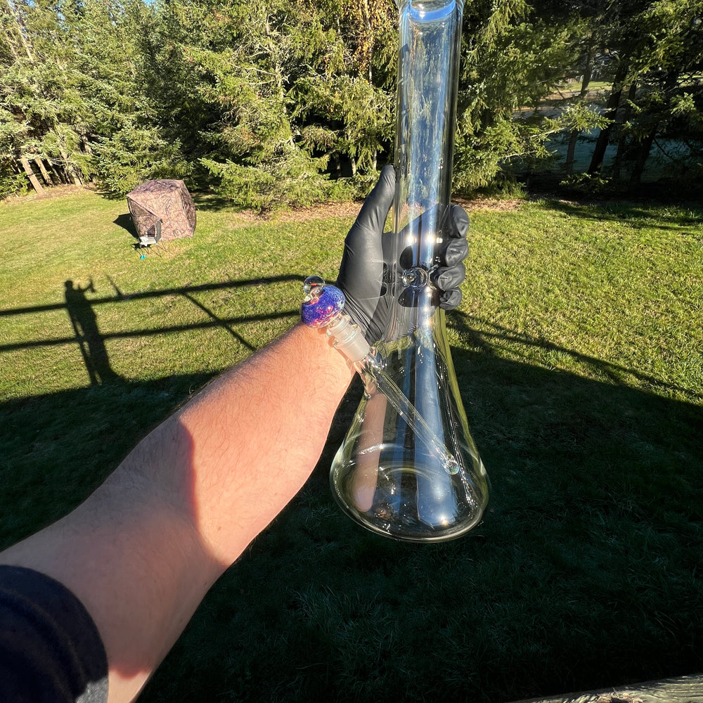 Tako Black Opal Bong 18" Glass Pipe Tako Glass   