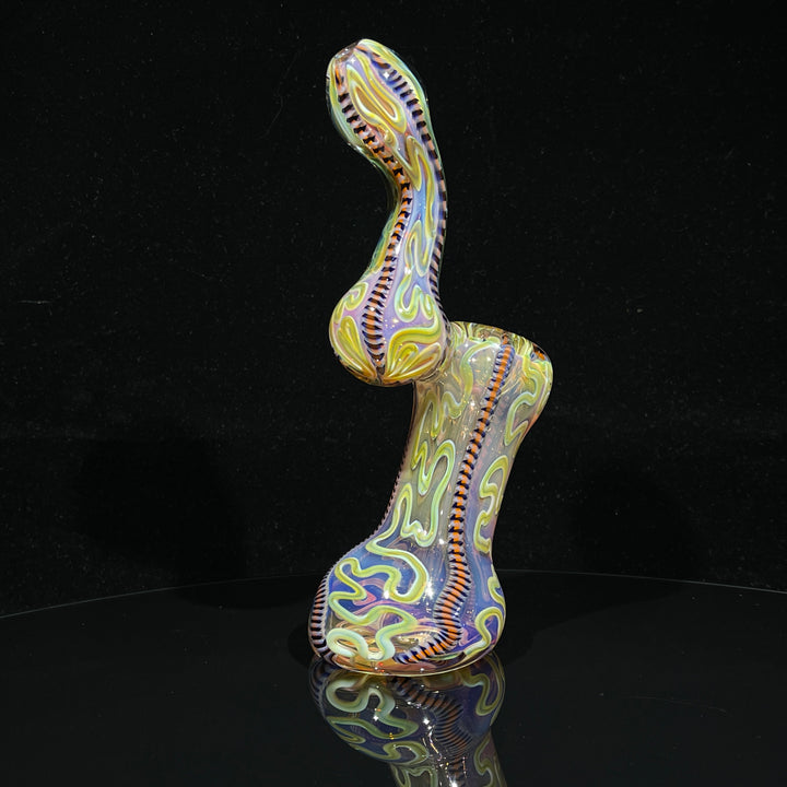 Inside Out Sherlock Bubbler Glass Pipe Tiny Mike