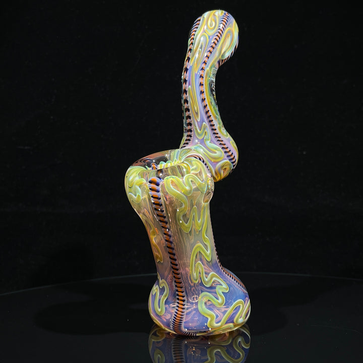 Inside Out Sherlock Bubbler Glass Pipe Tiny Mike