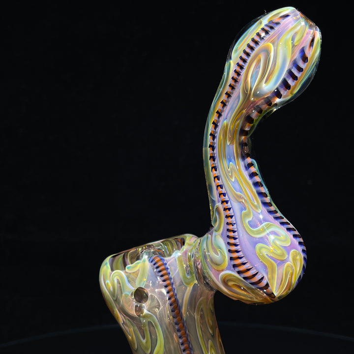 Inside Out Sherlock Bubbler Glass Pipe Tiny Mike