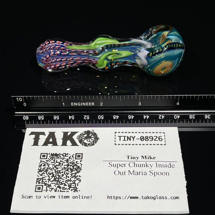 Super Chunky Inside Out Maria Spoon Glass Pipe Tiny Mike