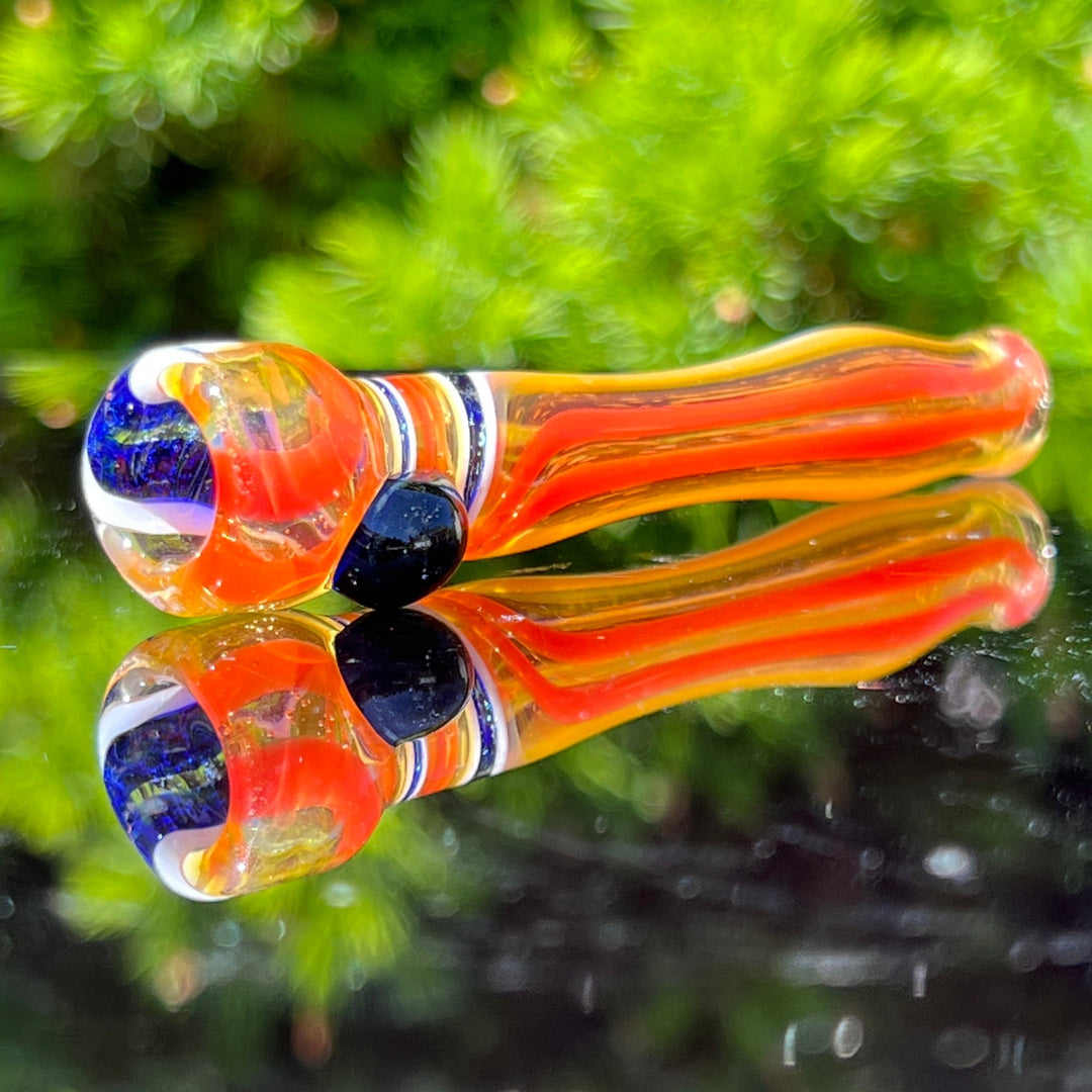 Old School Chillum 7 Glass Pipe Gladstone Glass   