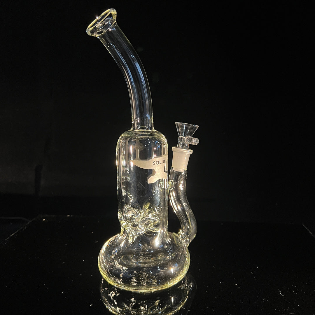 Solid Glass Witch Ball Bubbler Glass Pipe Solid Glass   