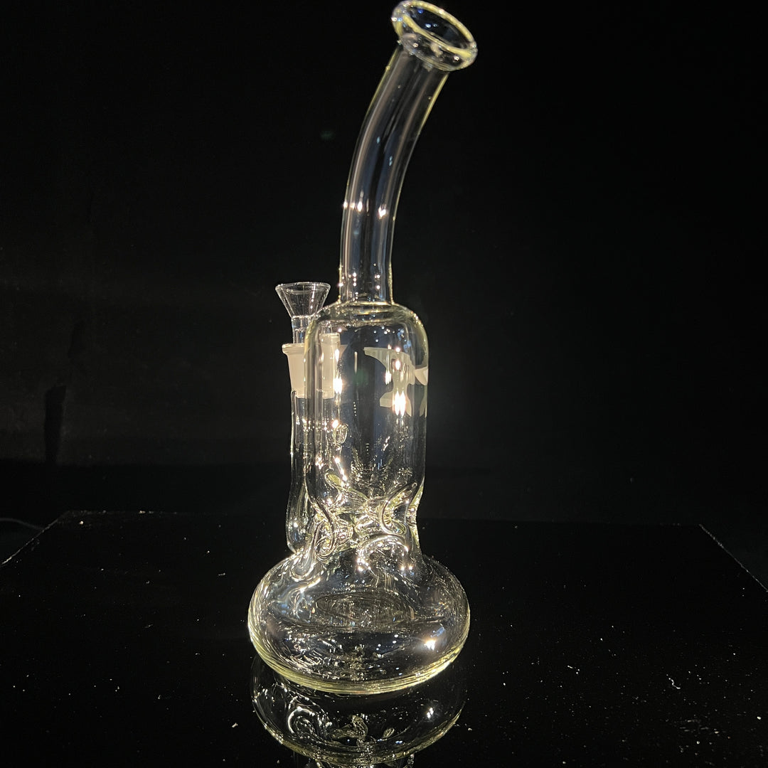 Solid Glass Witch Ball Bubbler Glass Pipe Solid Glass   