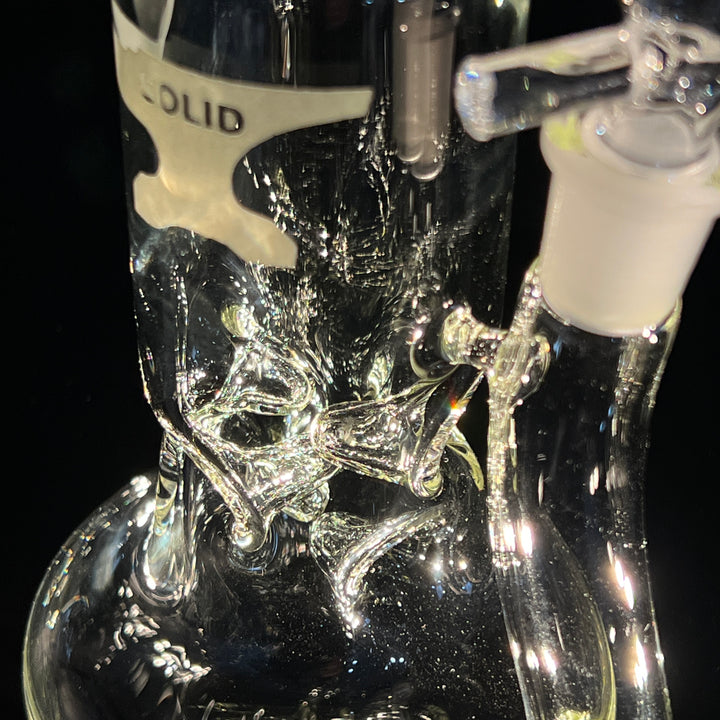 Solid Glass Witch Ball Bubbler Glass Pipe Solid Glass   