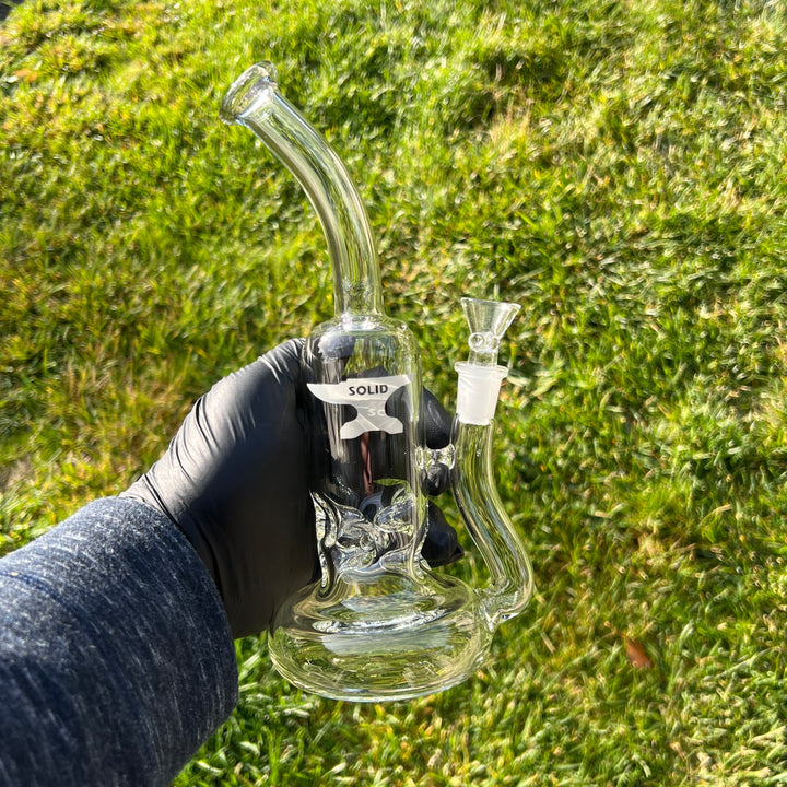 Solid Glass Witch Ball Bubbler Glass Pipe Solid Glass   