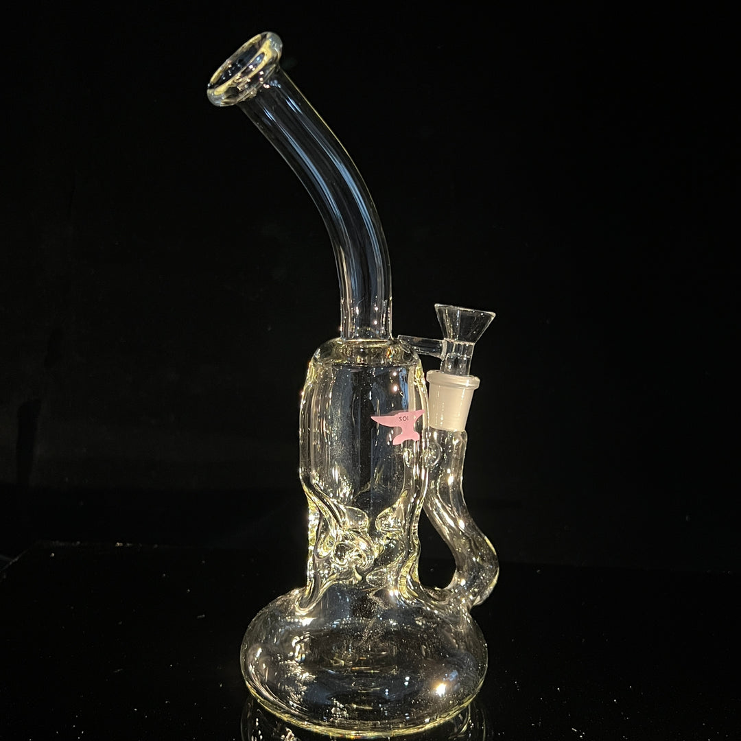 Solid Glass Witch Ball Bubbler Glass Pipe Solid Glass   