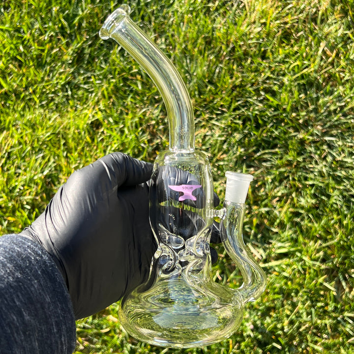 Solid Glass Witch Ball Bubbler Glass Pipe Solid Glass   