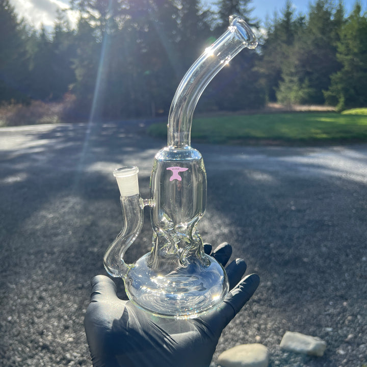 Solid Glass Witch Ball Bubbler Glass Pipe Solid Glass   