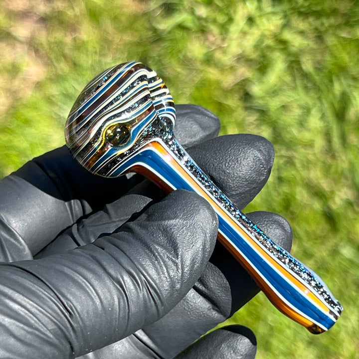 Old School Pocket pipe 7 Glass Pipe Gladstone Glass   