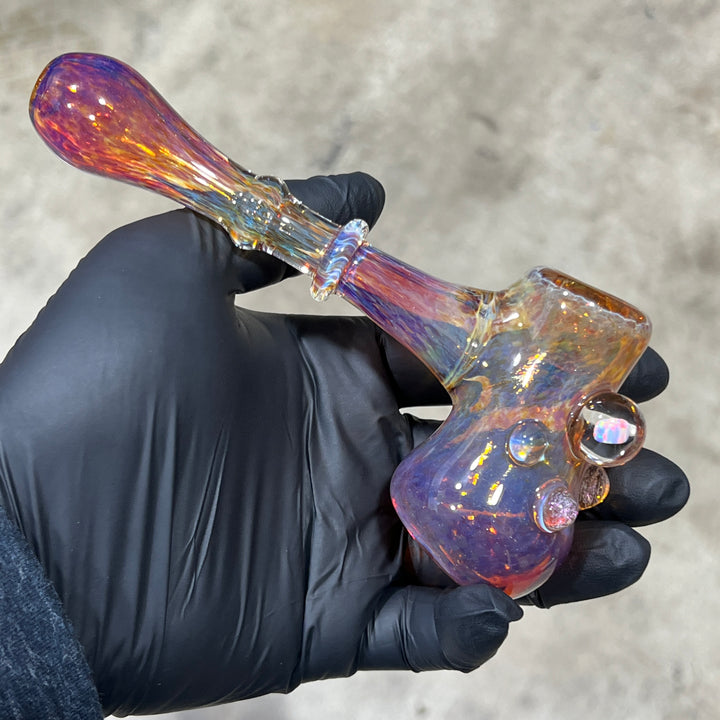Purple Magic Opal Hammer Glass Pipe Beezy Glass   