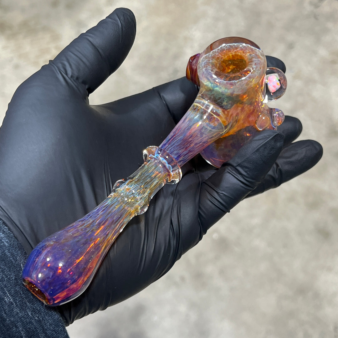 Purple Magic Opal Hammer Glass Pipe Beezy Glass   