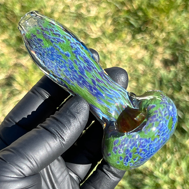 Purple Haze Sparkle Pipe Glass Pipe Tako Glass   