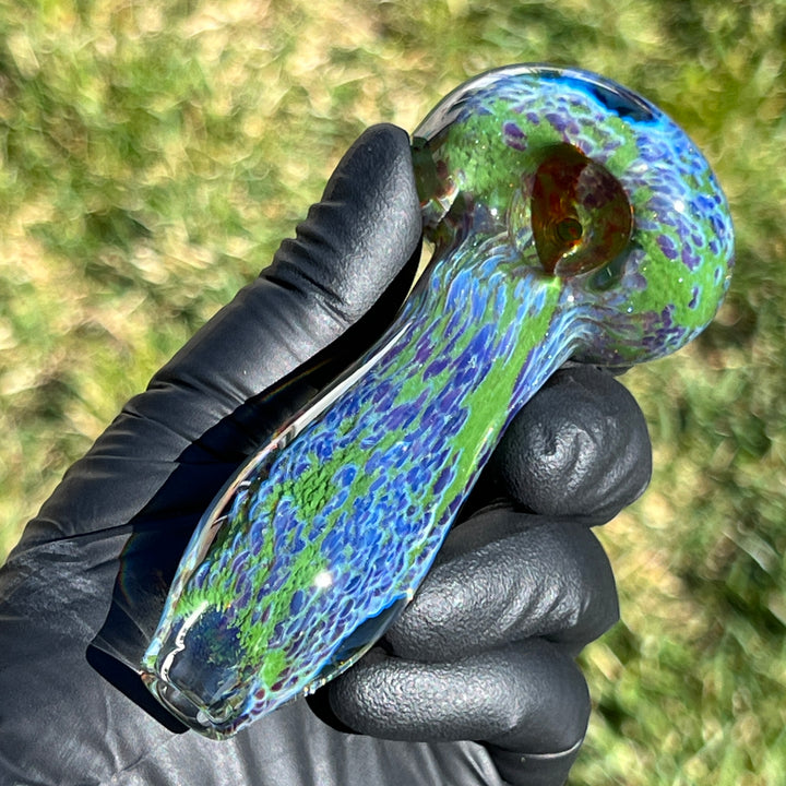 Purple Haze Sparkle Pipe Glass Pipe Tako Glass   