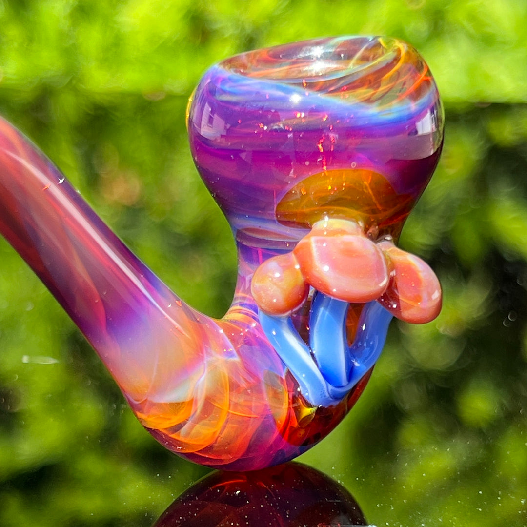 Mushroom Sherlock 1 Glass Pipe Updog Glass   