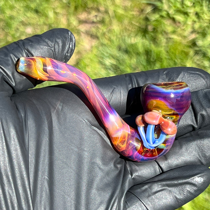 Mushroom Sherlock 1 Glass Pipe Updog Glass   