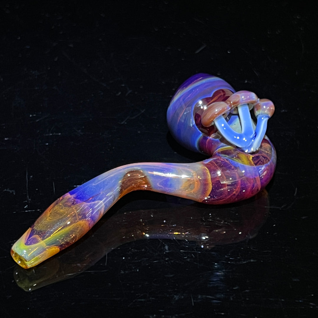 Mushroom Sherlock 3 Glass Pipe Updog Glass   