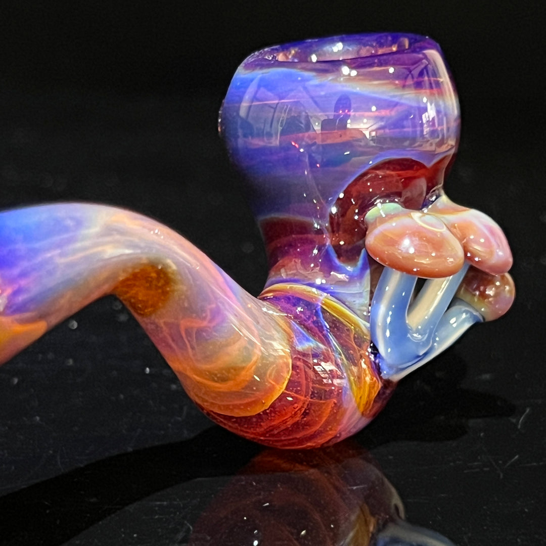 Mushroom Sherlock 3 Glass Pipe Updog Glass   