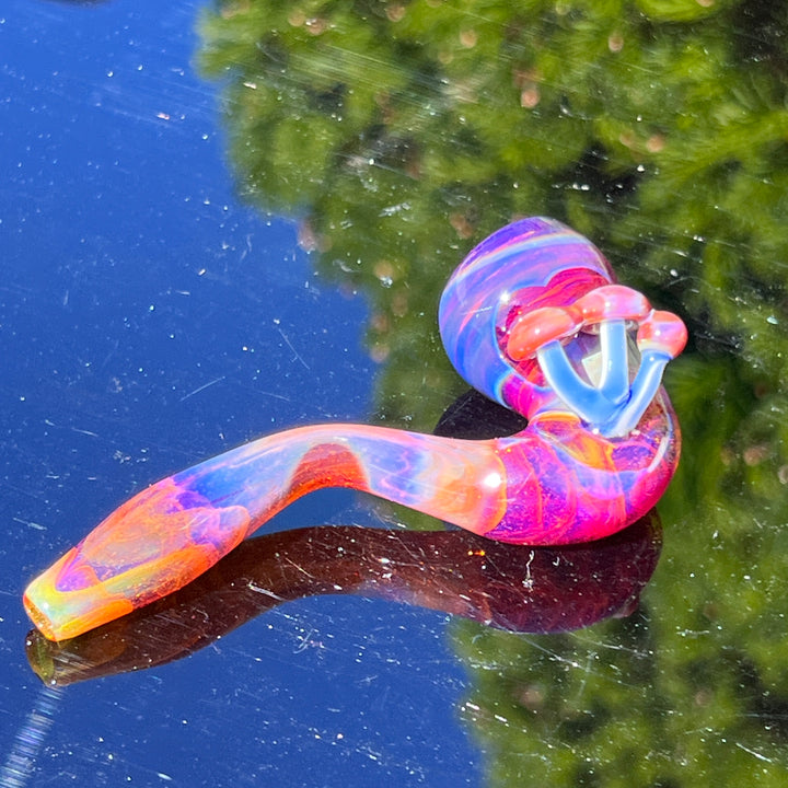 Mushroom Sherlock 3 Glass Pipe Updog Glass   